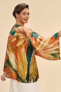 Painted Palms Kimono Jacket