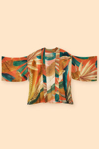 Painted Palms Kimono Jacket