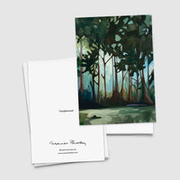 Susannah Bleasby Art - Abstract Forest Painting | Art Greetings Card | Art Card