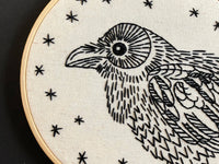 Hook, Line & Tinker - Raven Embroidery Kit