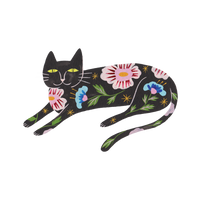 Tattly - Flower Cat Tattoo Pair