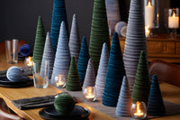 Your Heart's Content - Cones Velvet Extra Large, Christmas 2025 Tree Decor, Mantel