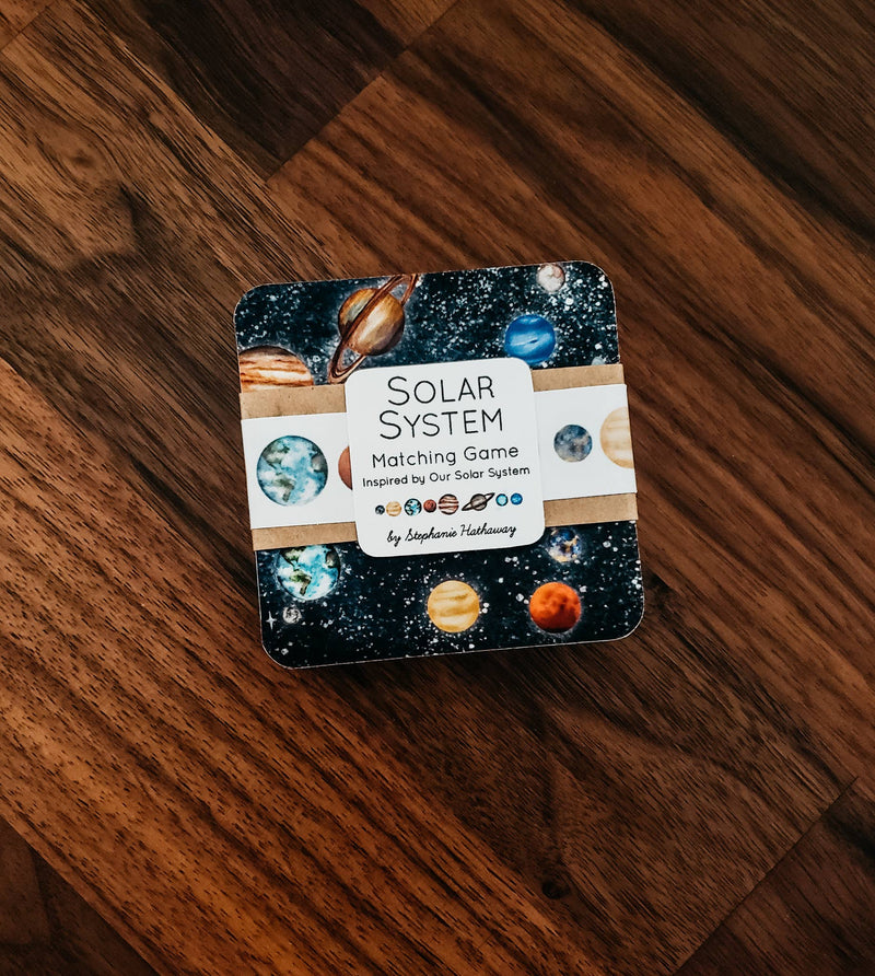 Stephanie Hathaway Designs - Solar System Matching Game, Set of 24 Car ...