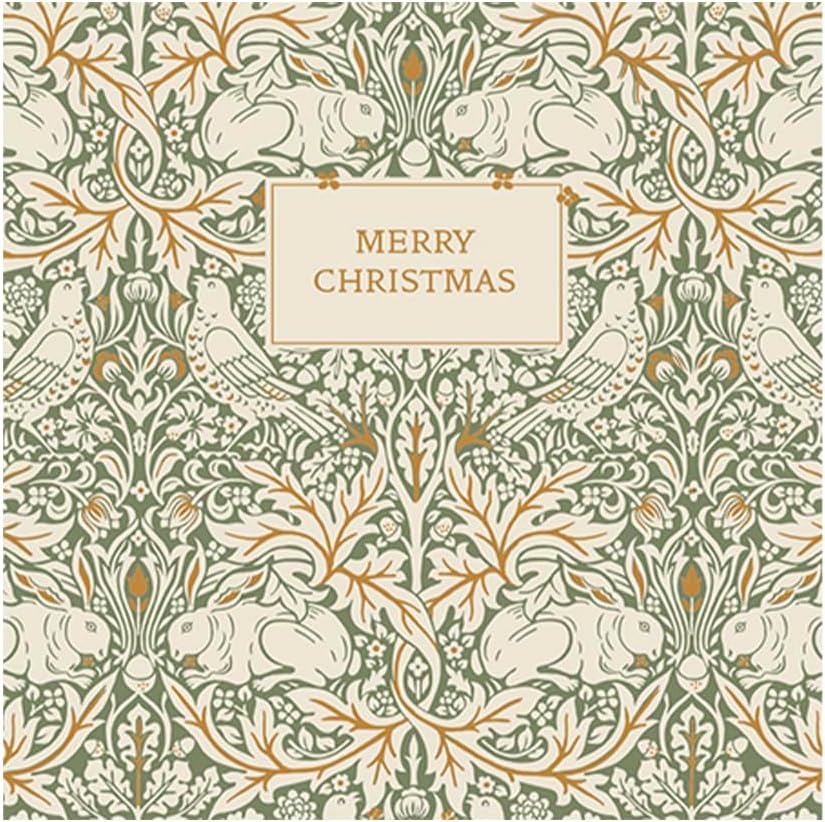 Christmas Melsetter William Morris Green Christmas Cards