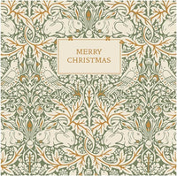 Christmas Melsetter William Morris Green Christmas Cards