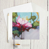 Susannah Bleasby Art - Floral Greeting Card | Fine Art Greeting Card | Rose