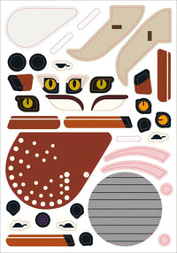 Charley Harper's Sticky Critters, Volume 2: Animal Sticker Set