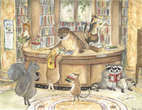 Library Days Notecard