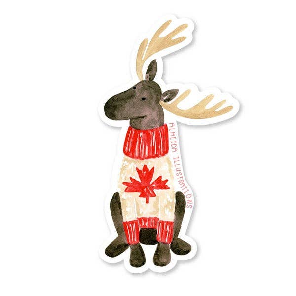 Maple Moose Sticker