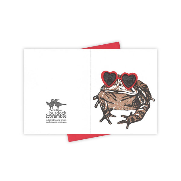 Burdock & Bramble - Lovestruck Toad Card
