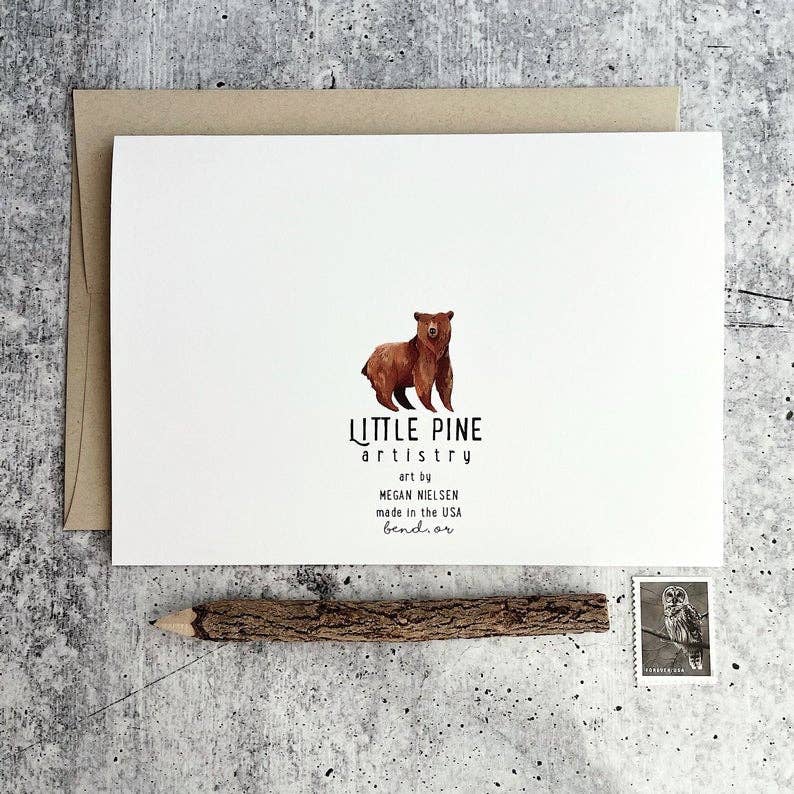 Canyon & Cove - Fauna Thank You Card