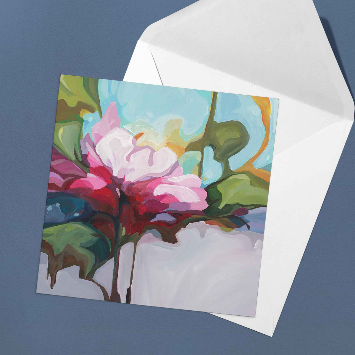 Susannah Bleasby Art - Floral Greeting Card | Fine Art Greeting Card | Rose