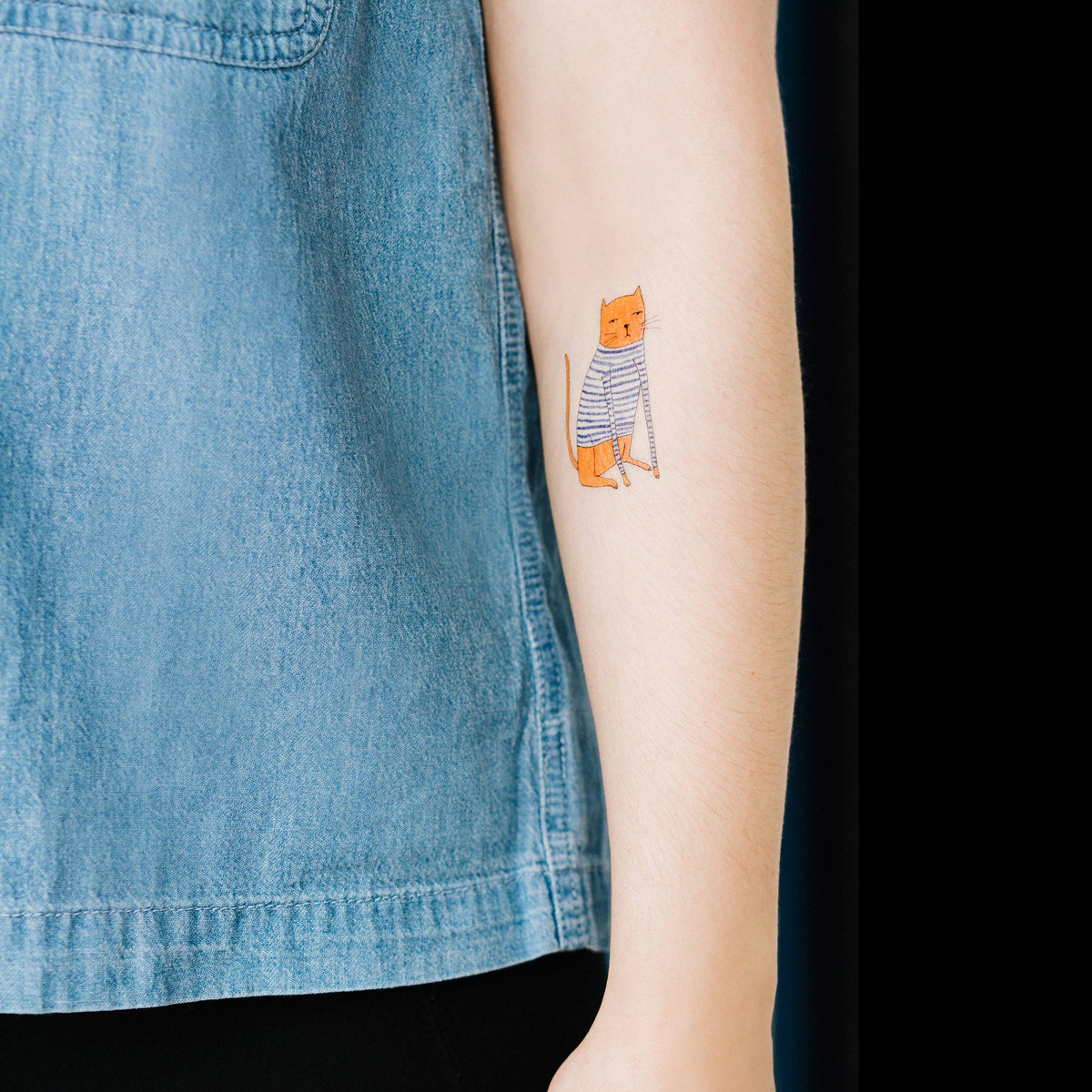 Tattly - Sweater Cat Tattoo Pair