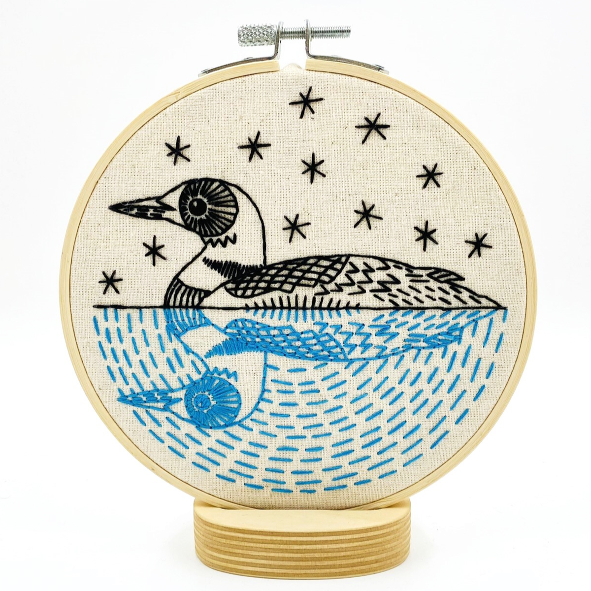 Hook, Line & Tinker  - Loon Embroidery Kit