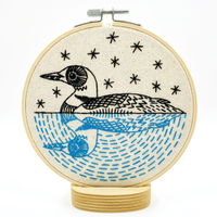 Hook, Line & Tinker  - Loon Embroidery Kit