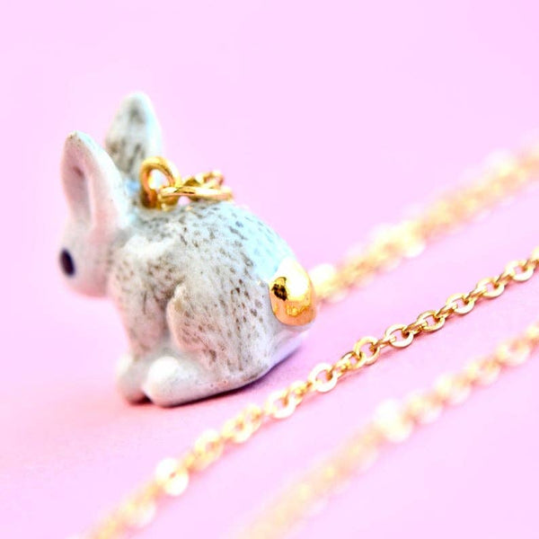 Camp Hollow - "Goldentail" Rabbit Necklace