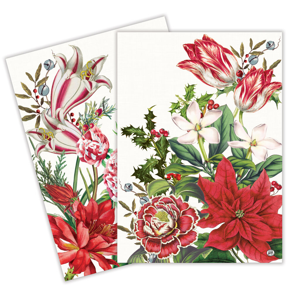 Christmas Bouquet Tea Towel Set