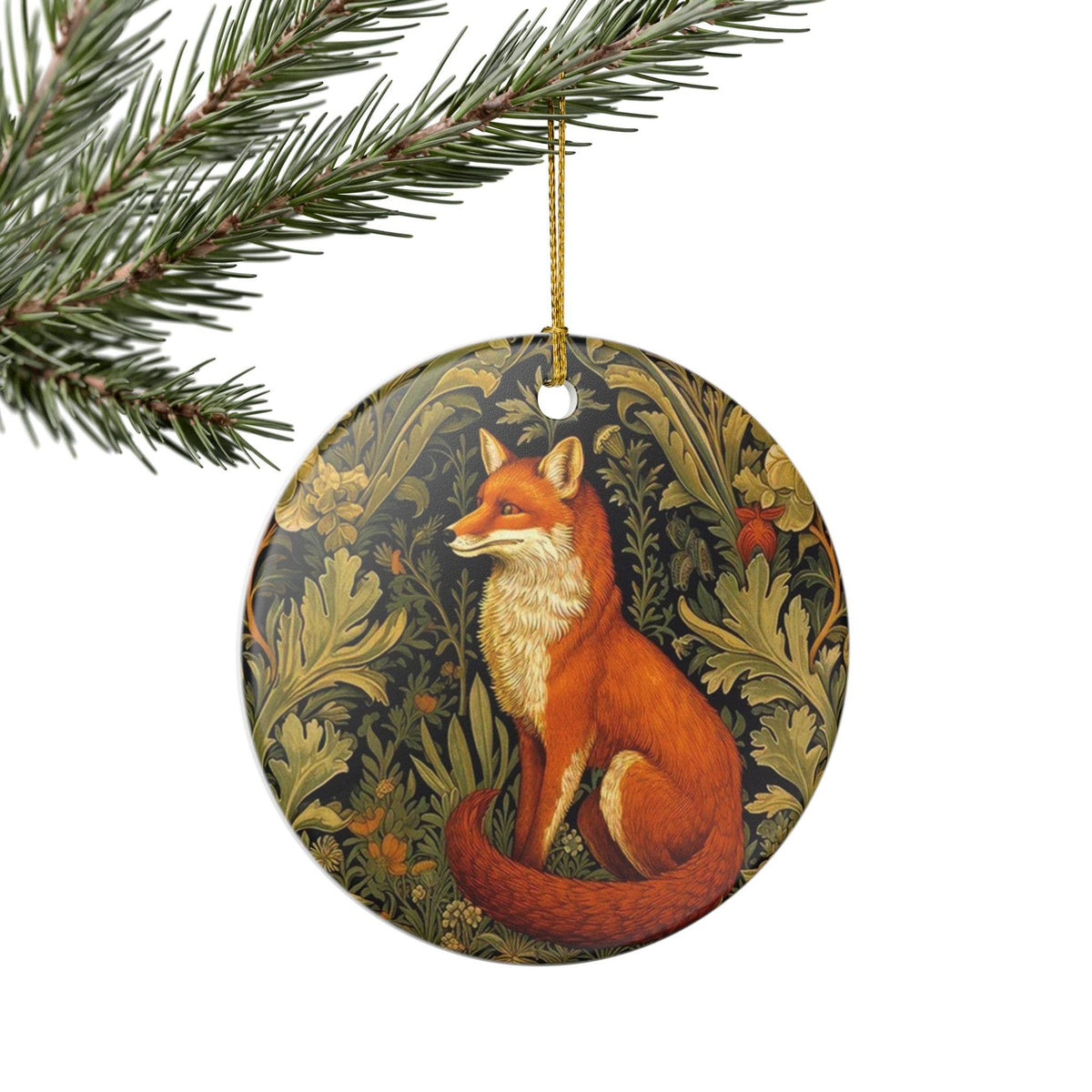 Fox Ceramic Ornament