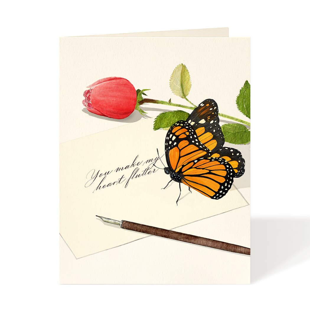 Felix Doolittle - All Aflutter - Love Greeting Cards - Valentine's Day