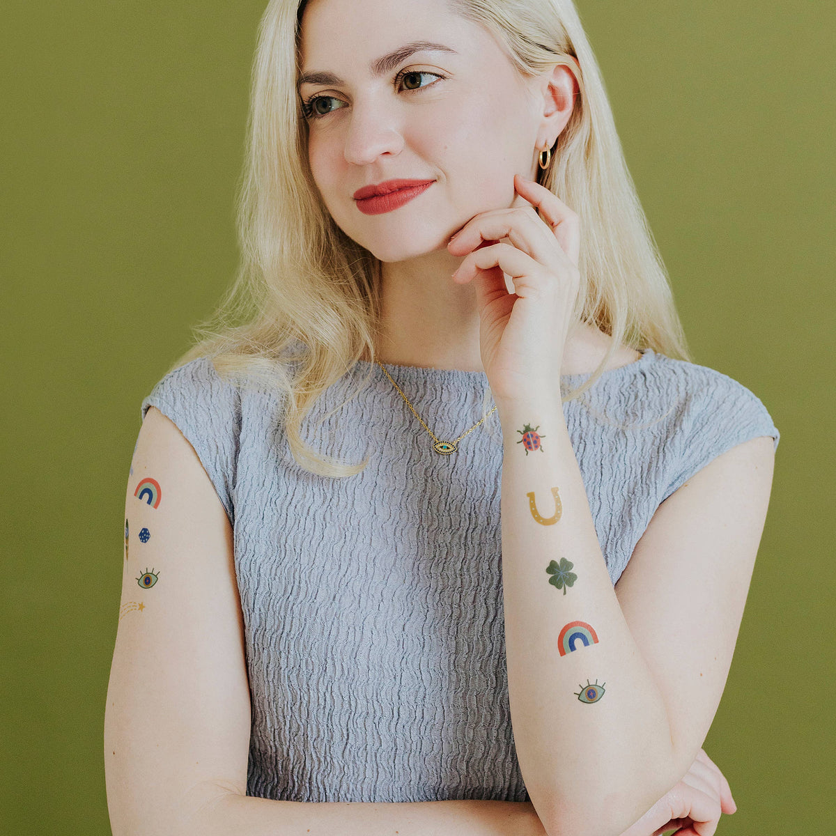 Tattly - Charmed Tattoo Pair