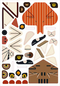 Charley Harper's Sticky Critters, Volume 2: Animal Sticker Set