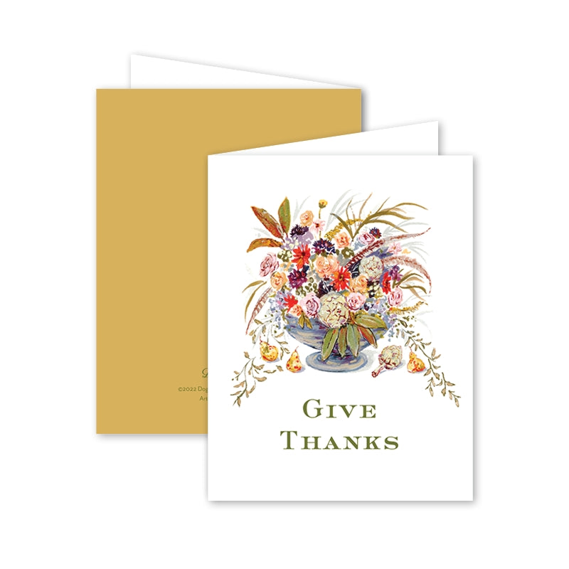 Give Thanks Fall Floristry Card