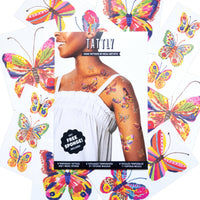Tattly - Fluttering Colors Tattoo Set
