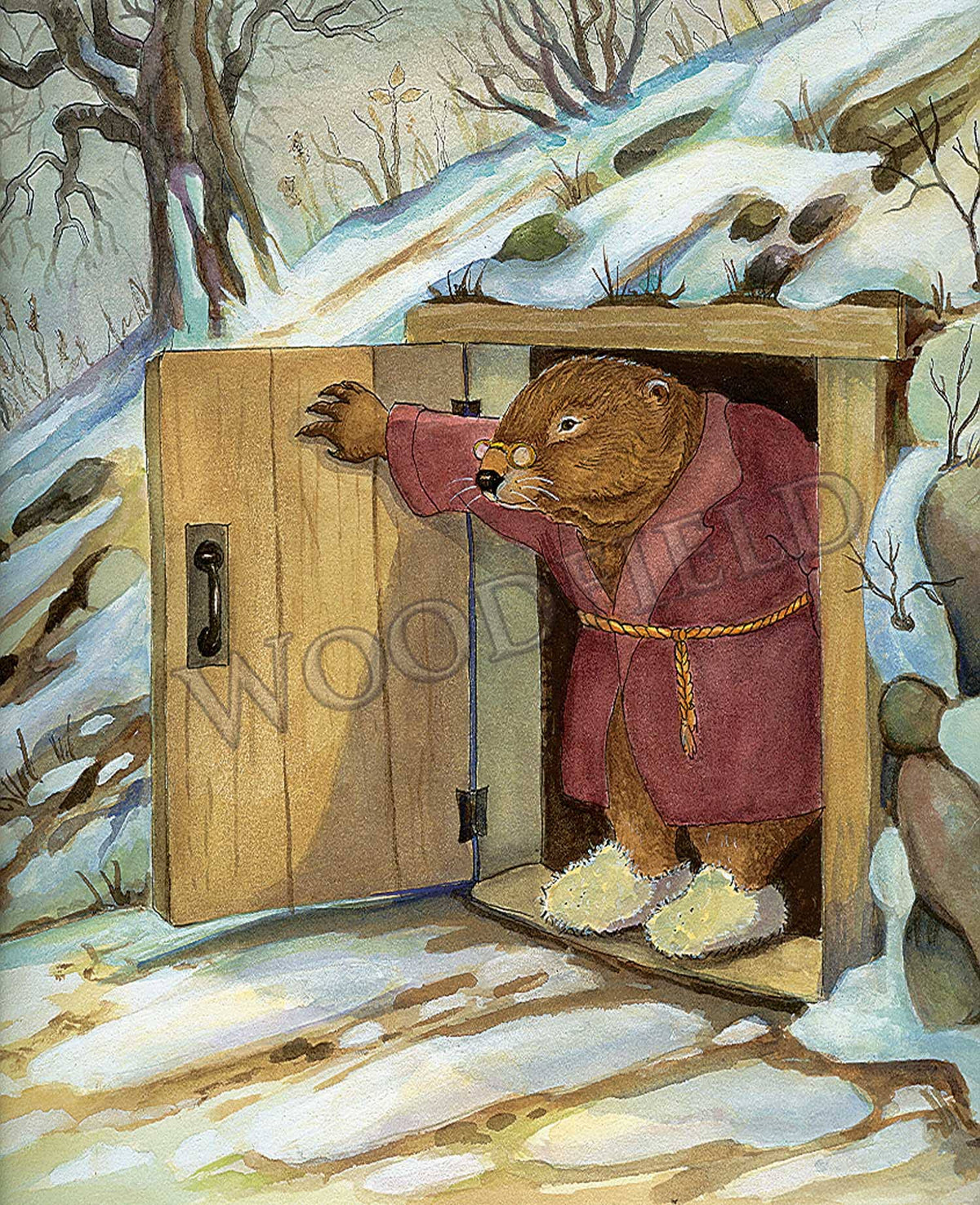 Woodfield Press - Groundhog Day Notecard