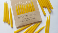 Five Bees Yard - Birthday Beeswax Candles | Birthday Candles | Cake Candle