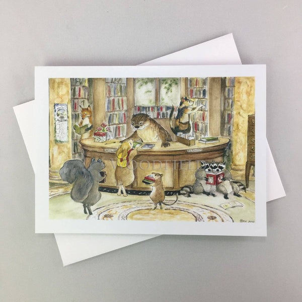 Library Days Notecard