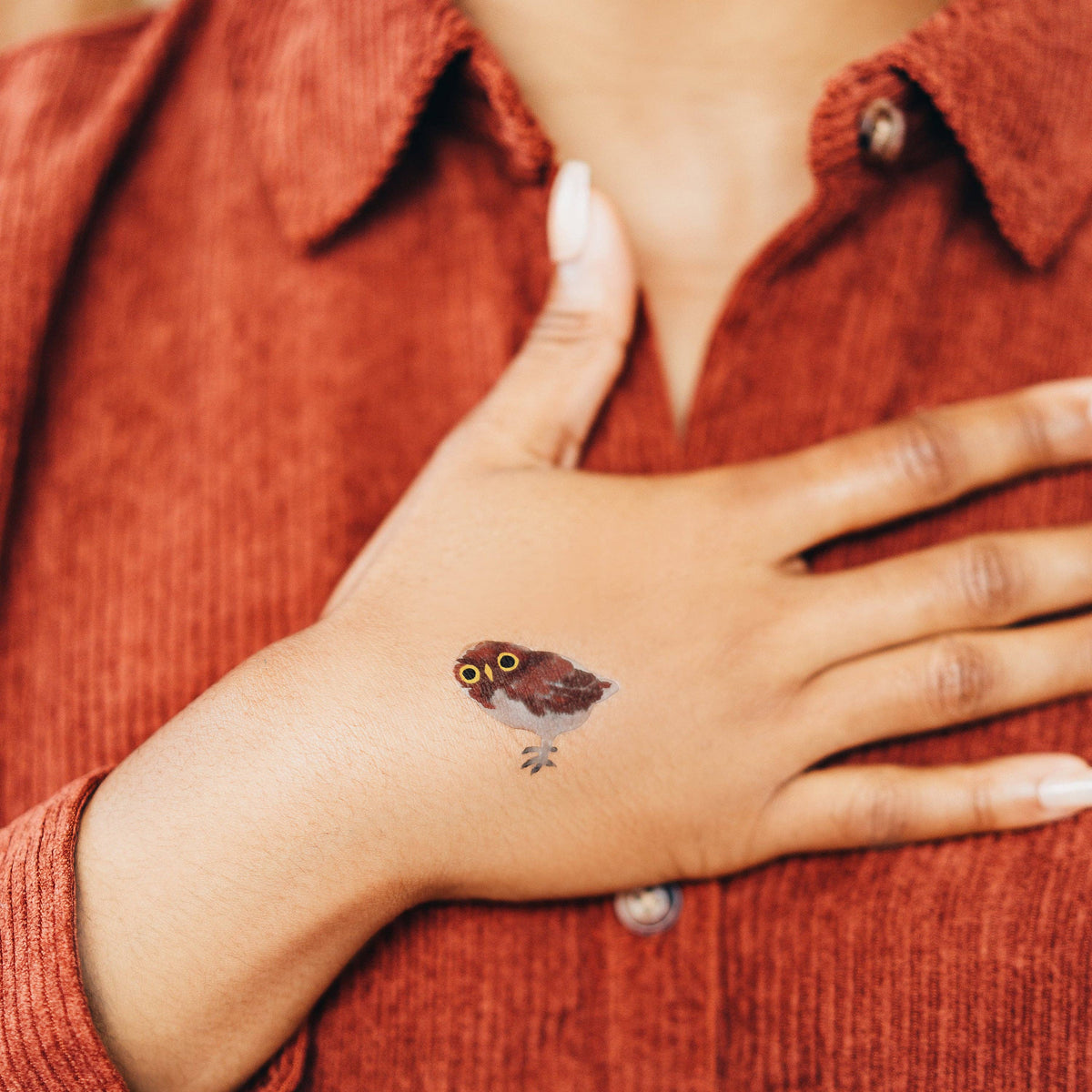 Tattly - Owlet Tattoo Pair