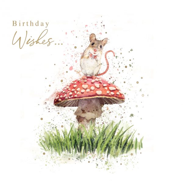 Animal Trail - Birthday Wishes - Mouse