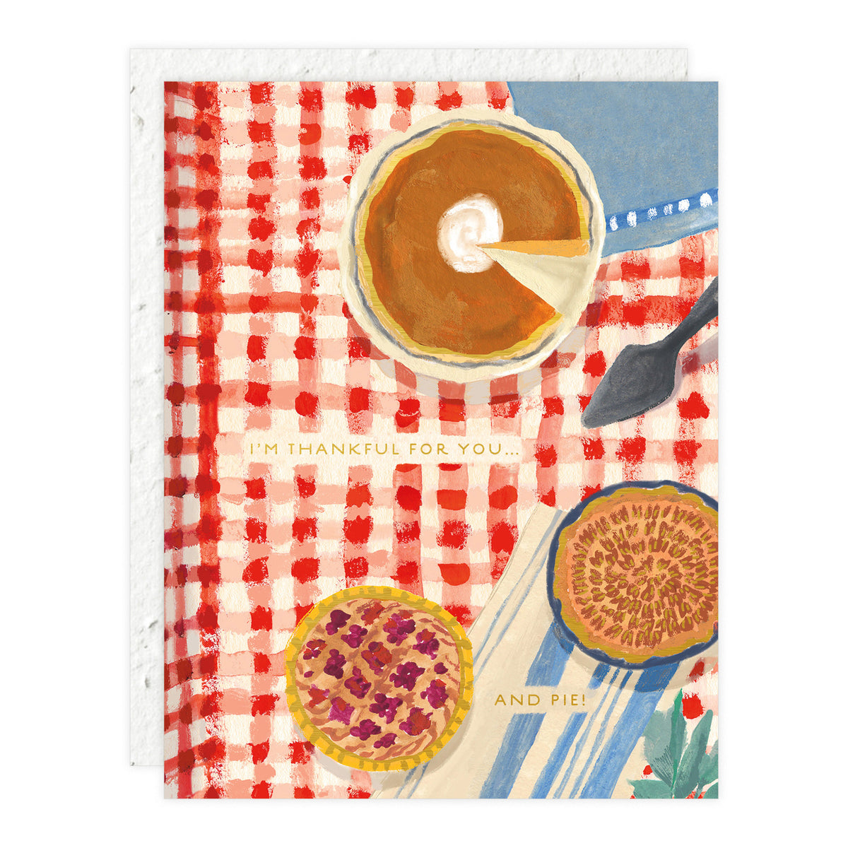 You & Pie Thanksgiving Card
