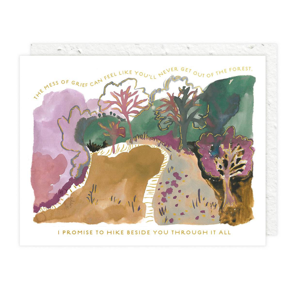 Beside You Sympathy Card