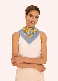 Cotton Bandana - Marvelous Meadow - Powder Blue