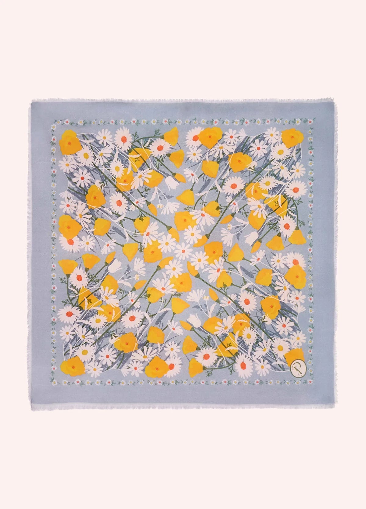 Cotton Bandana - Marvelous Meadow - Powder Blue
