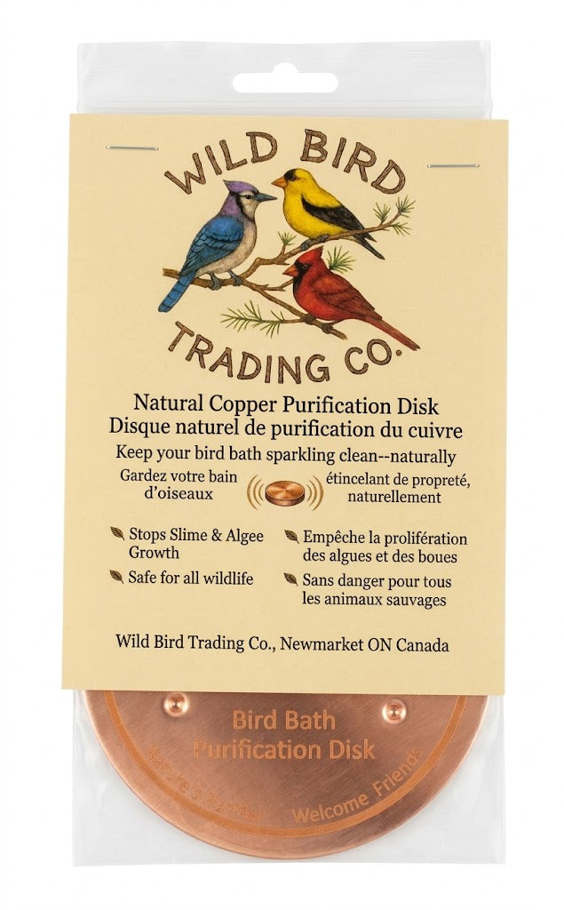 Copper Bird Bath Purification Disk
