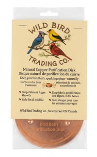 Copper Bird Bath Purification Disk