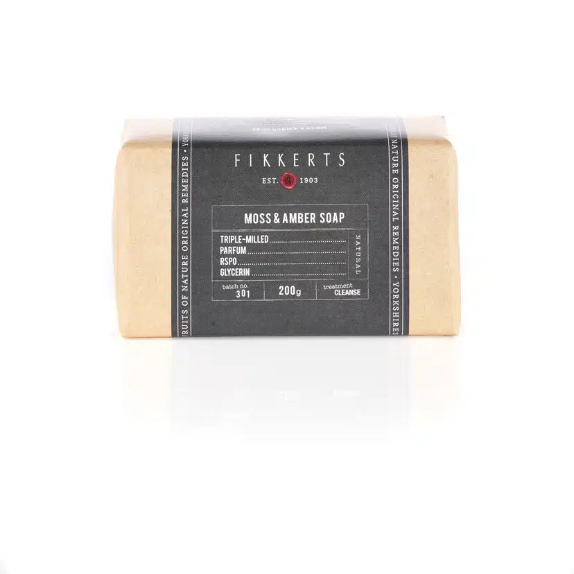 Fikkerts - Moss & Amber Soap Bars