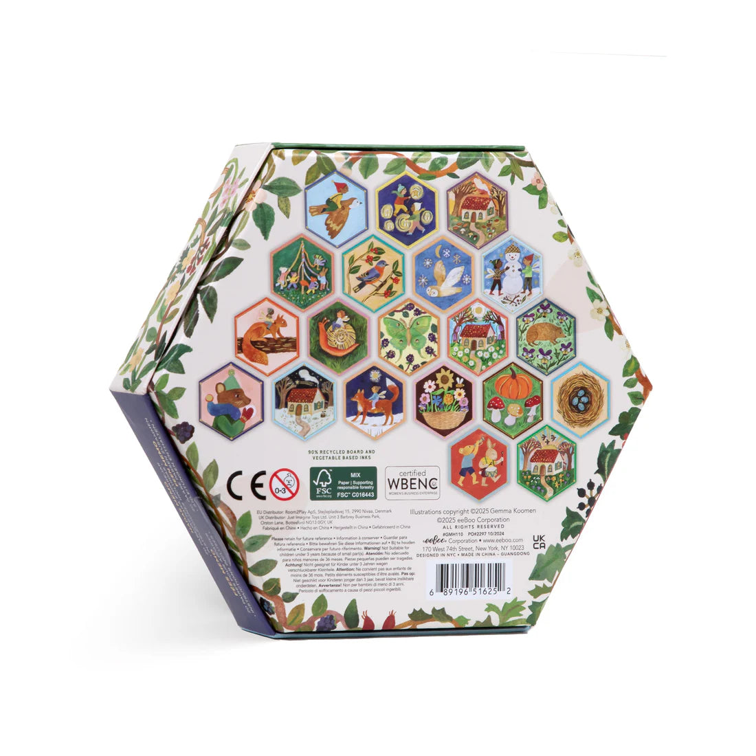 Cottage Fairies Hexagon Matching Game