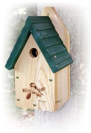 Garden Wren/Chickadee House