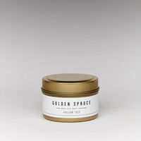 Golden Spruce Travel Candle