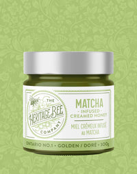 Heritage Bee Co. - Matcha Creamed Honey - 300 g (10.6 oz)
