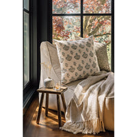 Salvia Block Print Pillow