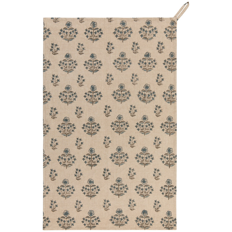 Salvia Block Print Tea Towels