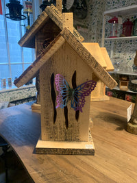 Handmade Wooden Butterfly House