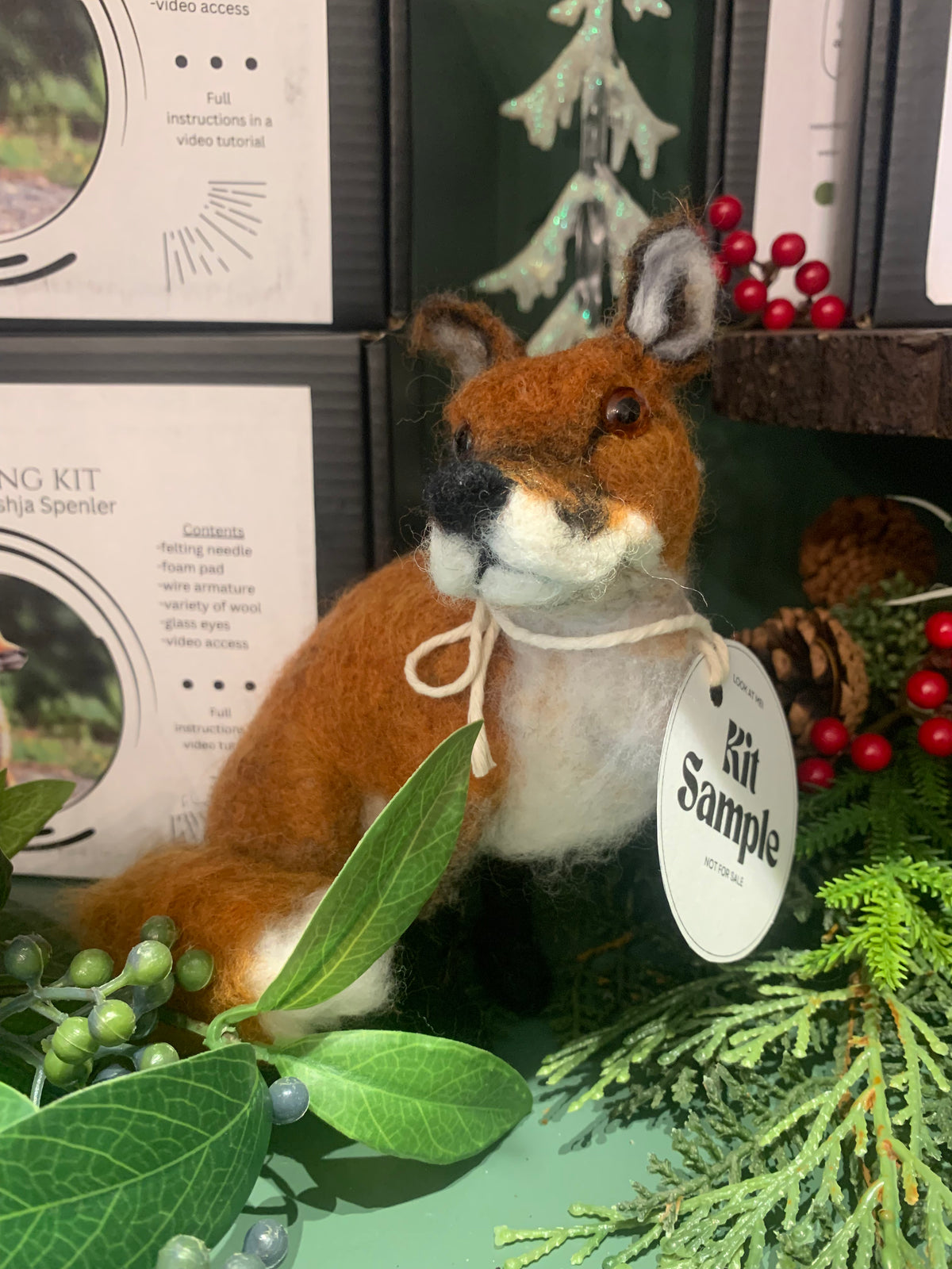 Knotted Theory - Felted Fox  Kit