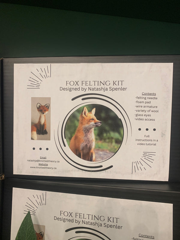 Knotted Theory - Felted Fox  Kit