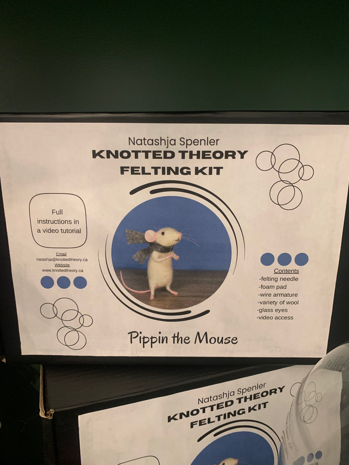 Knotted Theory - Felted Mouse Kit