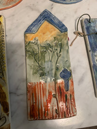 Ceramic Botanical Plaques by Marlies Gueth